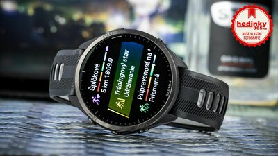 Garmin Forerunner 965 Black / Powder Gray (II. Jakost)