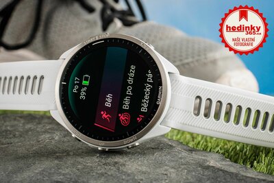 Garmin Forerunner 965 Whitestone / Powder Gray (II. Jakost)