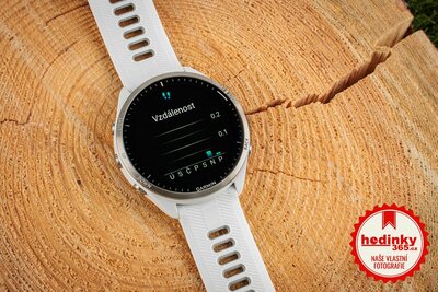 Garmin Forerunner 965 Whitestone / Powder Gray (II. Jakost)