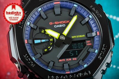 Casio G-Shock Original GA-2100RGB-1AER Virtual Rainbow Series