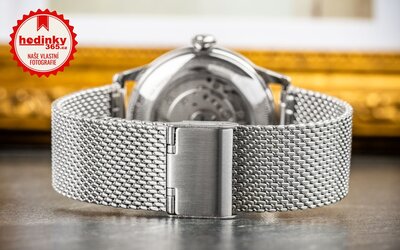 Ocelový náramek Ricardo Pozzo, stříbrný, milánský