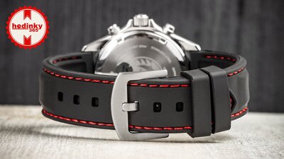 Silikonový řemínek Ricardo Fermo, Black/Red