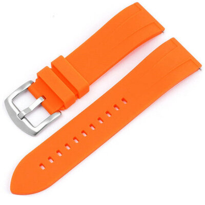 Silikonový řemínek Ricardo Fermo, oranžový V1