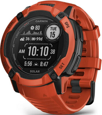 Garmin Instinct 2X Solar, Flame Red