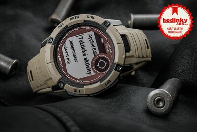 Garmin Instinct 2X Solar - Tactical Edition, Coyote Tan