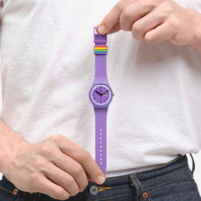 Swatch Proudly Violet SO29V700