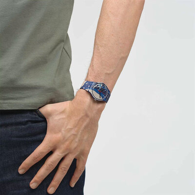 Swatch The Great Wave by Hokusai & Astrolabe SUOZ351