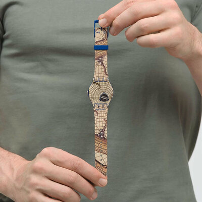 Swatch The Great Wave by Hokusai & Astrolabe SUOZ351
