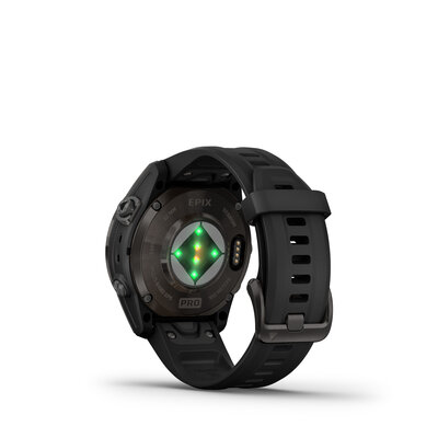 Garmin Epix Pro (Gen 2) Sapphire 42mm Carbon Gray DLC Titanium / Black Silicone Band (rozbalené)