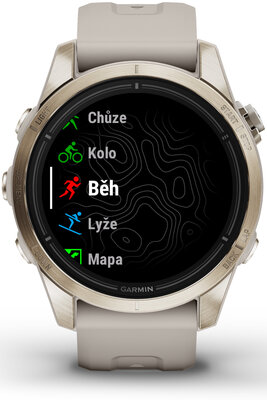 Garmin Epix Pro (Gen 2) Sapphire 42mm Soft Gold / Sand Sillicone Band (II. Jakost)