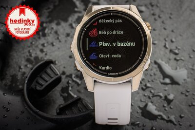 Garmin Epix Pro (Gen 2) Sapphire 42mm Soft Gold / Sand Sillicone Band (II. Jakost)