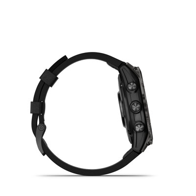 Garmin Epix Pro (Gen 2) Sapphire 47mm Gray DLC Titanium / Black Leather Band (Premium) (+ náhradní řemínek)