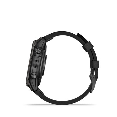 Garmin Epix Pro (Gen 2) Sapphire 47mm Gray DLC Titanium / Black Leather Band (Premium) (+ náhradní řemínek)
