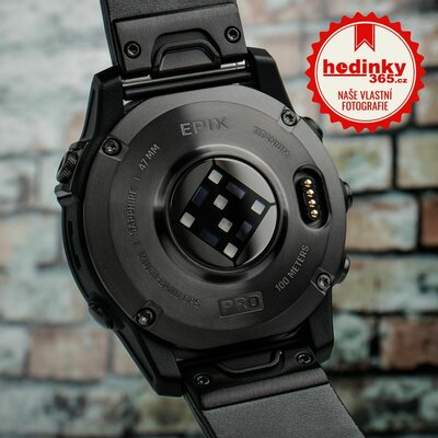 Garmin Epix Pro (Gen 2) Sapphire 47mm Gray DLC Titanium / Black Leather Band (Premium) (+ náhradní řemínek)