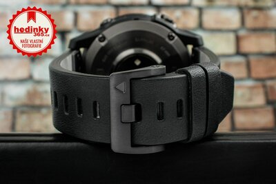 Garmin Epix Pro (Gen 2) Sapphire 47mm Gray DLC Titanium / Black Leather Band (Premium) (+ náhradní řemínek)