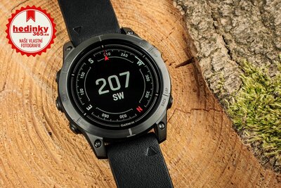 Garmin Epix Pro (Gen 2) Sapphire 47mm Gray DLC Titanium / Black Leather Band (Premium) (+ náhradní řemínek)