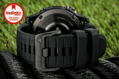 Garmin Epix Pro (Gen 2) Sapphire 47mm Gray DLC Titanium / Black Silicone Band