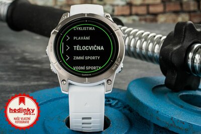 Garmin Epix Pro (Gen 2) Sapphire 47mm Titanium / Whitestone Silicone Band