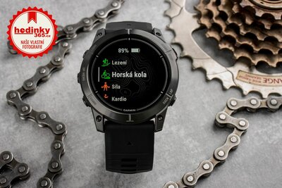 Garmin Epix Pro (Gen 2) Sapphire 51mm Gray DLC titanium / Black Silicone Band