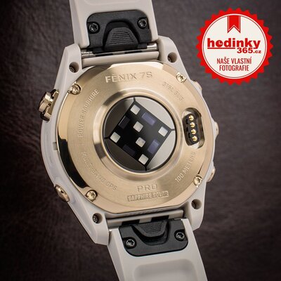 Garmin Fenix 7S Pro Sapphire Solar Soft Gold / Light Sand Silicone Band