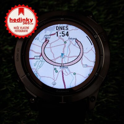 Garmin Fenix 7X Pro Sapphire Solar Gray DLC Titanium / Black Silicone Band