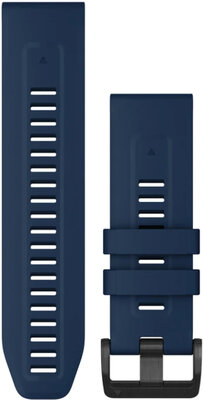 Řemínek Garmin QuickFit 26mm, silikonový, tmavě modrý, černá přezka
