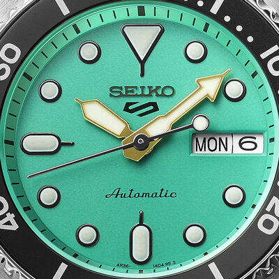 Seiko 5 Sports Automatic SRPK33K1 SKX 'Midi' Teal (v barvě Tiffany Blue)