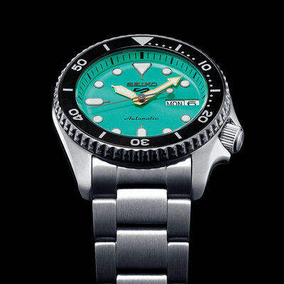 Seiko 5 Sports Automatic SRPK33K1 SKX 'Midi' Teal (v barvě Tiffany Blue)