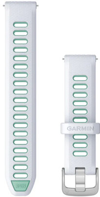 Silikonový řemínek Garmin 18mm (pro Venu 2S, Vívoactive 4S, Forerunner 265S, Venu 3S aj.), bílý, Quick Release, 010-11251-A4