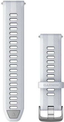Silikonový řemínek Garmin 22mm (pro Forerunner 955/965), bílý V1, 010-11251-9Z