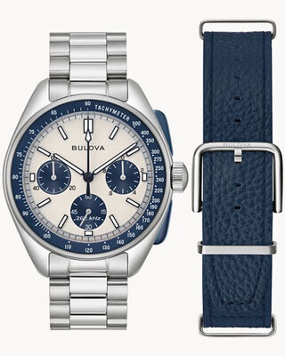 Bulova Lunar Pilot Quartz Chronograph 98K112 (+ náhradní řemínek)