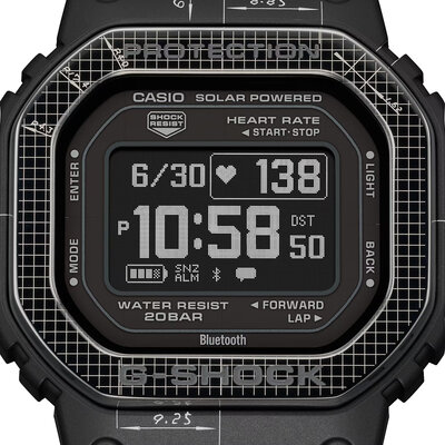 Casio G-Shock G-Squad DW-H5600EX-1ER (+ 2x náhradní řemínek)