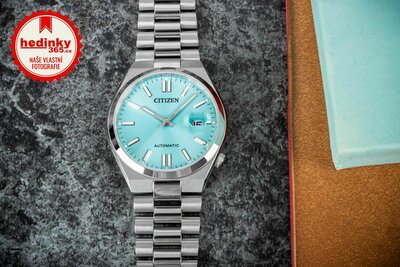 Citizen Elegant Tsuyosa Automatic NJ0151-88M (v barvě Tiffany Blue)