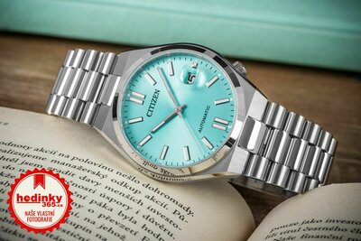 Citizen Elegant Tsuyosa Automatic NJ0151-88M (v barvě Tiffany Blue)