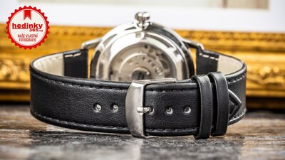 Kožený řemínek Ricardo Imola, černý V1