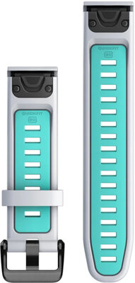Silikonový řemínek Garmin 20mm (pro Garmin Fenix 8/7S/6S (43mm), aj.), bílý V2, QuickFit, 010-13279-07