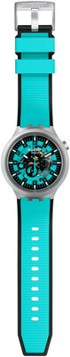 Swatch Big Bold Irony SB07S111 (v barvě Tiffany Blue)