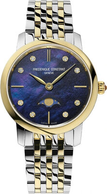 Frederique Constant Slimline Lady Quartz Moon Phase FC-206MPND1S3B