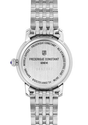 Frederique Constant Slimline Lady Quartz Moon Phase FC-206SW1S6B