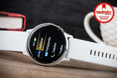 Garmin Venu 3 Silver / Whitestone, Silicone Band