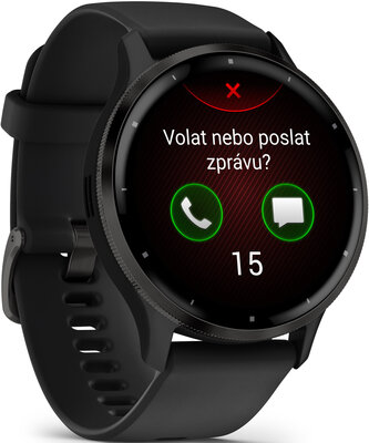 Garmin Venu 3 Slate / Black, Silicone Band