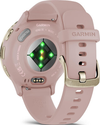 Garmin Venu 3S Cream Gold / Dust Rose, Silicone Band