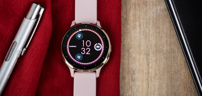 Garmin Venu 3S Cream Gold / Dust Rose, Silicone Band