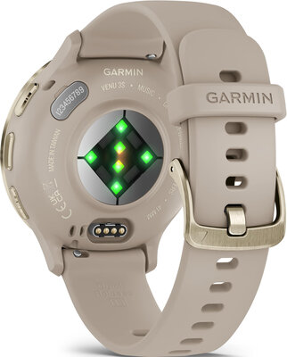 Garmin Venu 3S Cream Gold / French Gray, Silicone Band