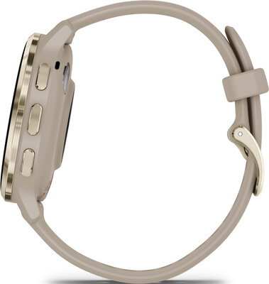 Garmin Venu 3S Cream Gold / French Gray, Silicone Band