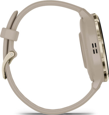 Garmin Venu 3S Cream Gold / French Gray, Silicone Band