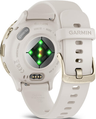 Garmin Venu 3S Cream Gold / Ivory, Silicone Band