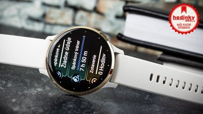 Garmin Venu 3S Cream Gold / Ivory, Silicone Band