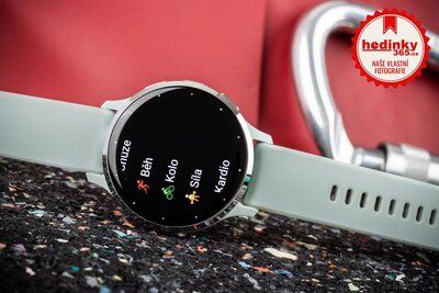 Garmin Venu 3S Silver / Sage Gray, Silicone Band (II. Jakost)