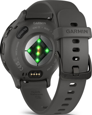 Garmin Venu 3S Slate / Gray, Silicone Band
